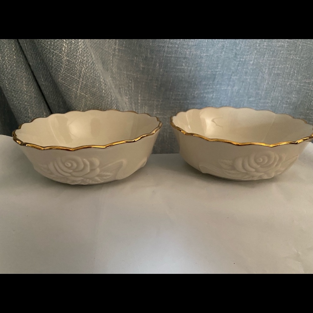 Lenox Rose Blossom Bowls